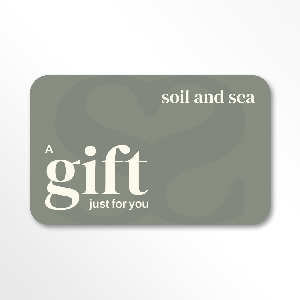 Soil and Sea organic meat and vegetable gift card. Delivery London and UK.